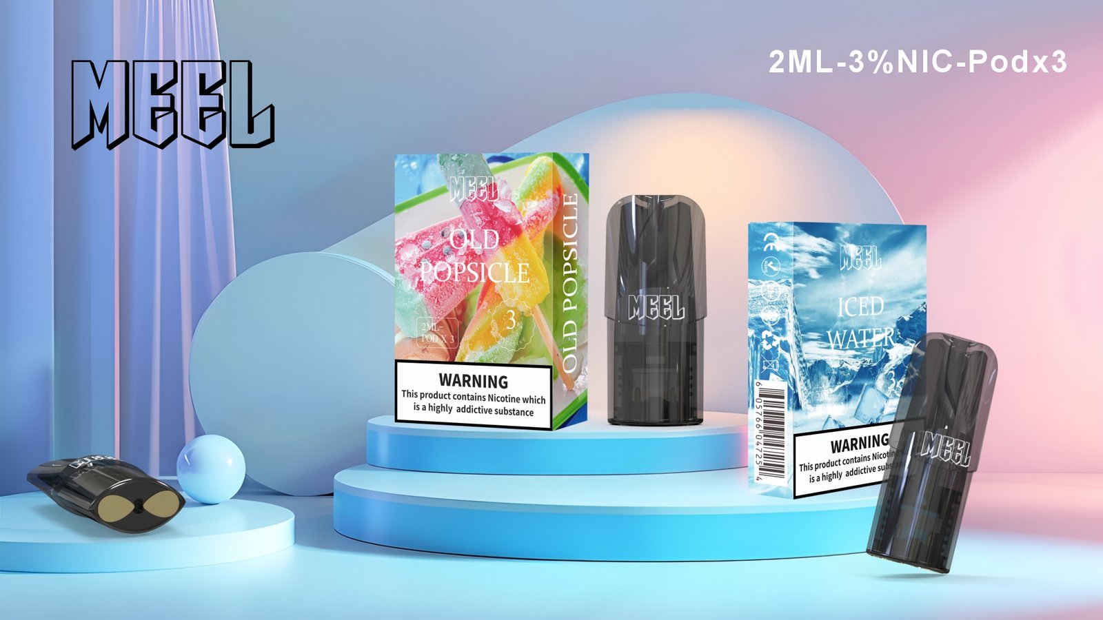 MEEL 一代專用煙彈 3% 順滑擊喉感 2ml 大容量 長效續航穩定輸出 RELX / SP2S / 1代主機通用 台灣現貨:圖片 2