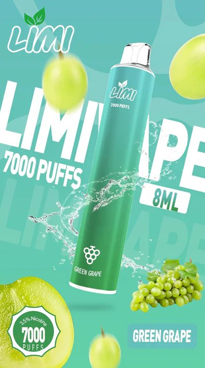 LIMI 7000抽 拋棄式主機 精密電量顯示 3.5% 順滑擊喉感 不掉味恆定輸出 定義恆定輸出的效能基準 台灣現貨:圖片 6