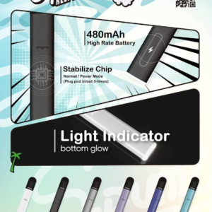 SPUMY 冰熊 通用五代主機 4/5/6代通用不掉味 480mAh 長效電力 Type-C 快速充電 RELX / SP2S 全系列適配 台灣現貨